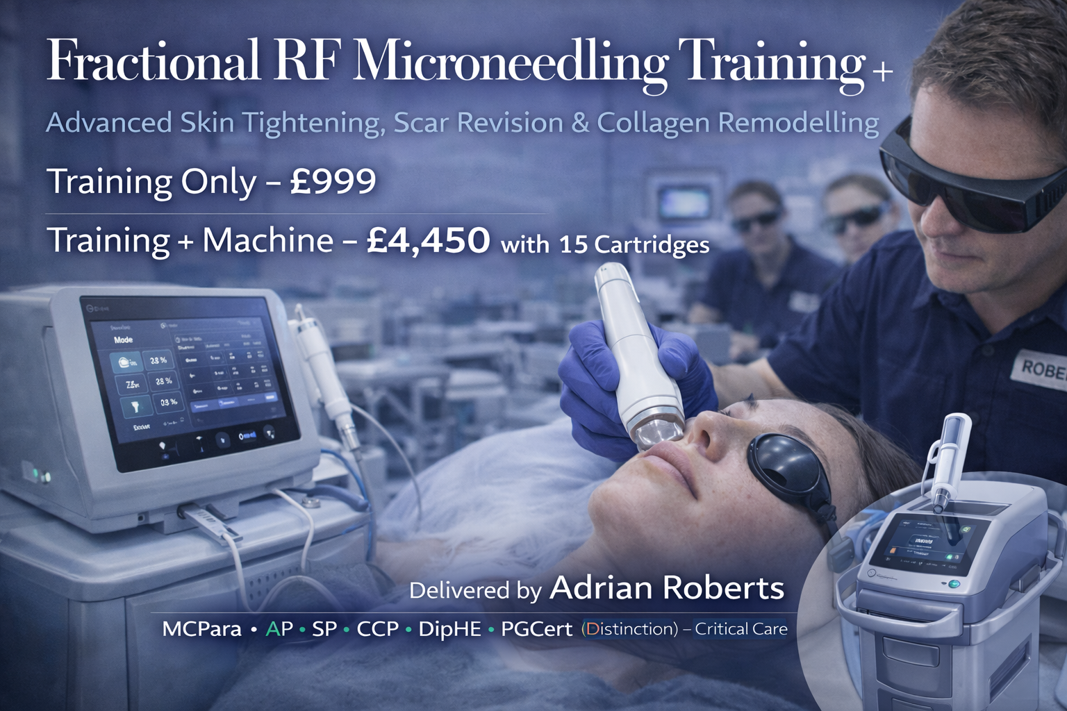 Fractional RF Microneedling Training + Machine